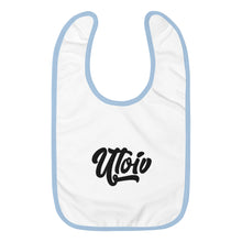 Load image into Gallery viewer, UTO IV Embroidered Baby Bib
