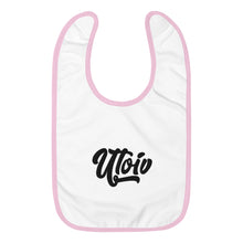 Load image into Gallery viewer, UTO IV Embroidered Baby Bib
