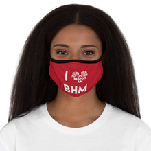 Load image into Gallery viewer, I ❤︎ BHM Collection Fitted Polyester Face Mask
