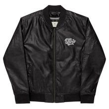 Load image into Gallery viewer, UTO IV Leather Bomber Jacket
