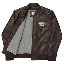 Load image into Gallery viewer, UTO IV Leather Bomber Jacket

