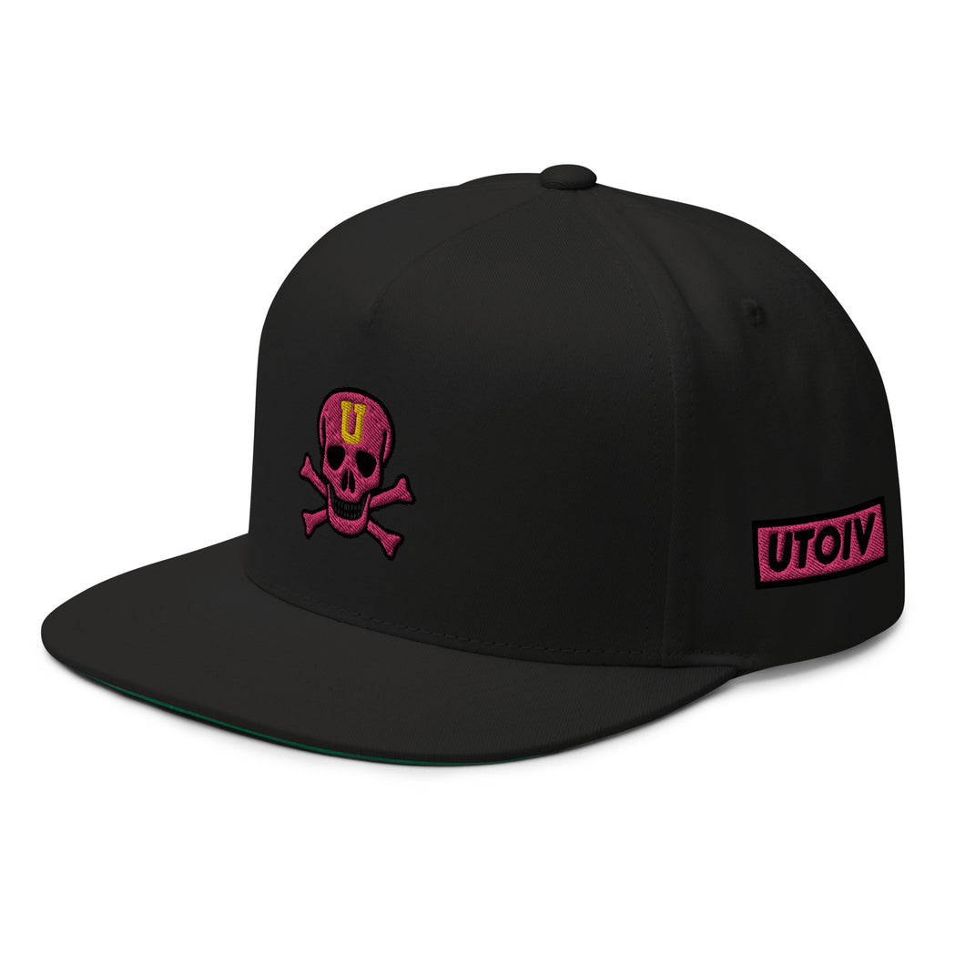 UTO IV SKULLY Flat Bill Cap