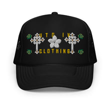 Load image into Gallery viewer, UTO IV DOUBLE CROSS Foam trucker hat
