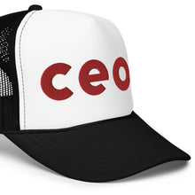 Load image into Gallery viewer, UTO IC CEO. Foam Trucker Hat
