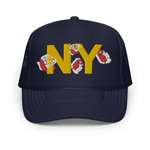 Load image into Gallery viewer, UTO IV NY Foam trucker hat
