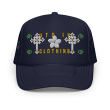 Load image into Gallery viewer, UTO IV DOUBLE CROSS Foam trucker hat
