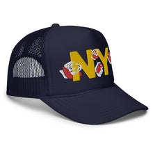 Load image into Gallery viewer, UTO IV NY Foam trucker hat
