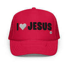 Load image into Gallery viewer, UTO IV &quot;I LOVE JESUS&quot; Foam Trucker Hat
