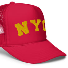 Load image into Gallery viewer, UTO IV NYC Foam trucker hat
