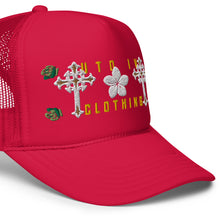 Load image into Gallery viewer, UTO IV DOUBLE CROSS Foam trucker hat
