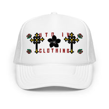 Load image into Gallery viewer, UTO IV DOUBLE CROSS Foam trucker hat
