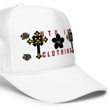 Load image into Gallery viewer, UTO IV DOUBLE CROSS Foam trucker hat
