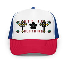 Load image into Gallery viewer, UTO IV DOUBLE CROSS Foam trucker hat
