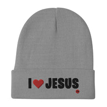 Load image into Gallery viewer, UTO IV &quot;I LOVE JESUS&quot; Embroidered Beanie
