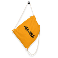 Load image into Gallery viewer, UTO IV &quot;ASK JESUS&quot; Organic Cotton Drawstring Bag
