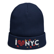 Load image into Gallery viewer, I ❤️ NYC Organic ribbed beanie
