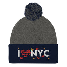 Load image into Gallery viewer, I ❤️ NYC Pom-Pom Beanie
