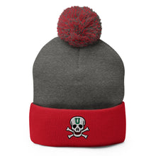 Load image into Gallery viewer, UTO IV SKULLY Pom-Pom Beanie

