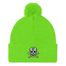 Load image into Gallery viewer, UTO IV SKULLY Pom-Pom Beanie
