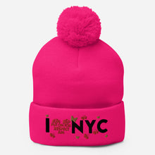 Load image into Gallery viewer, I ❤️ NYC Pom-Pom Beanie
