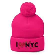 Load image into Gallery viewer, I ❤️ NYC Pom-Pom Beanie
