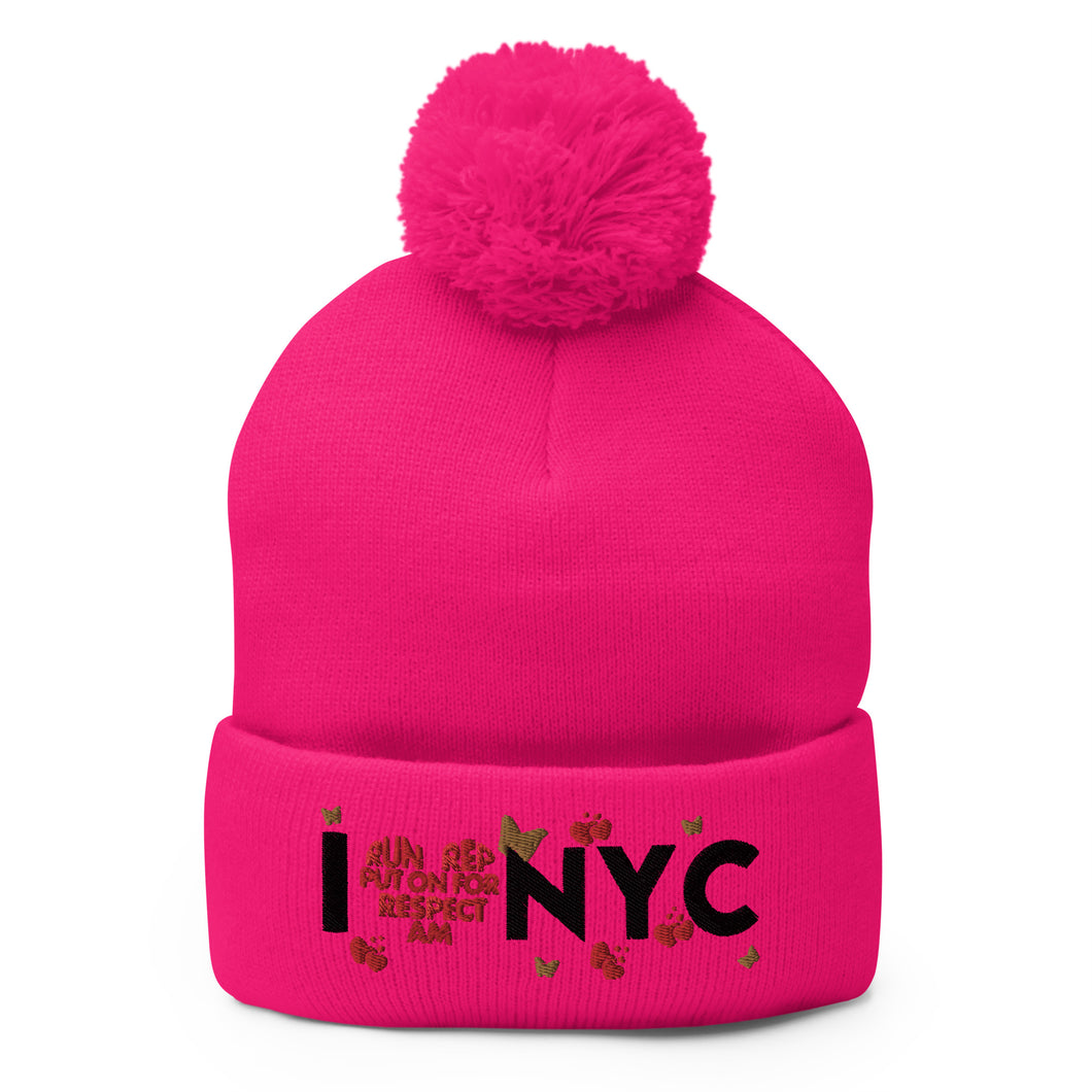 I ❤️ NYC Pom-Pom Beanie