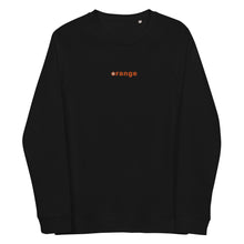 Load image into Gallery viewer, UTO IV &quot;orange&quot; Unisex Organic Raglan Sweatshirt
