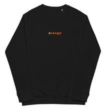 Load image into Gallery viewer, UTO IV &quot;orange&quot; Unisex Organic Raglan Sweatshirt
