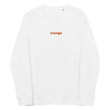 Load image into Gallery viewer, UTO IV &quot;orange&quot; Unisex Organic Raglan Sweatshirt
