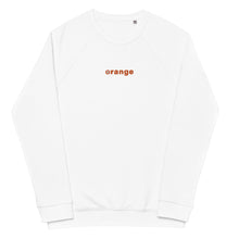 Load image into Gallery viewer, UTO IV &quot;orange&quot; Unisex Organic Raglan Sweatshirt
