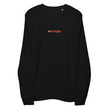 Load image into Gallery viewer, UTO IV &quot;orange&quot; Unisex organic sweatshirt
