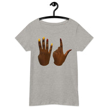 Load image into Gallery viewer, UTO IV &quot;46 Girls&quot; Women’s Basic Organic T-Shirt
