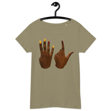 Load image into Gallery viewer, UTO IV &quot;46 Girls&quot; Women’s Basic Organic T-Shirt
