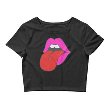 Load image into Gallery viewer, UTO IV &quot;French Kiss&quot; Women’s Crop Tee

