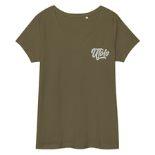 Load image into Gallery viewer, UTO IV Women’s Fitted V-Neck T-Shirt
