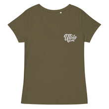 Load image into Gallery viewer, UTO IV Women’s Fitted V-Neck T-Shirt
