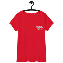 Load image into Gallery viewer, UTO IV Women’s Fitted V-Neck T-Shirt

