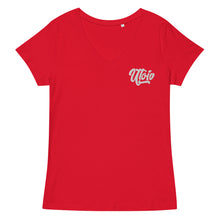 Load image into Gallery viewer, UTO IV Women’s Fitted V-Neck T-Shirt
