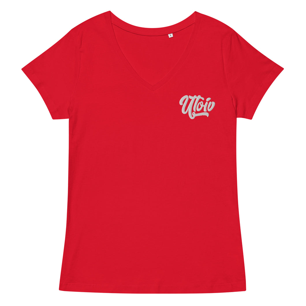 UTO IV Women’s Fitted V-Neck T-Shirt